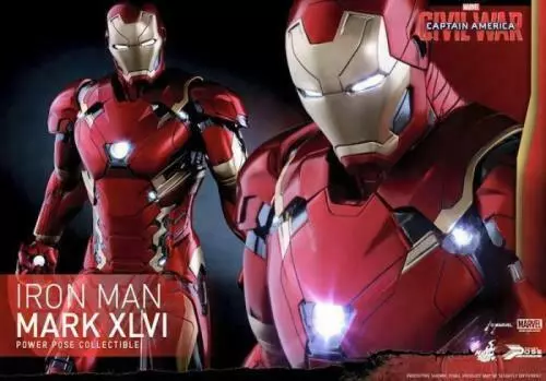 Hot Toys PPS 003 Iron Man Captain America Civil War 3 Mark 46 XLVI Power Pose