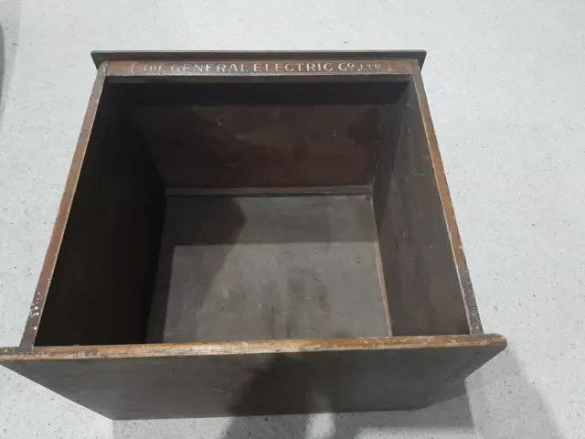 The General Electric Company - Vintage hölzerne Messbox - guter Zustand für das Alter