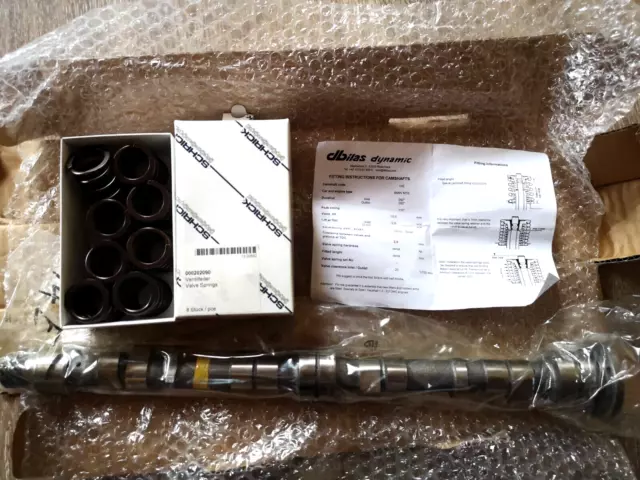 Bmw e30 m10 racing 292° dBilas camshaft with Schrick valve springs
