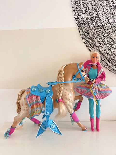 Barbie Vintage Sun Runner Western Fun – Le Cheval Uniquement – Avec Boîte