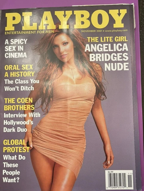 PLAYBOY MAGAZINE NOVEMBER 2001 Angelica Bridges Nude! £7.48 - PicClick UK