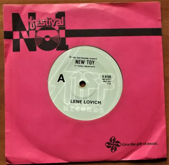 Lene Lovich / New Toy Stiff Records