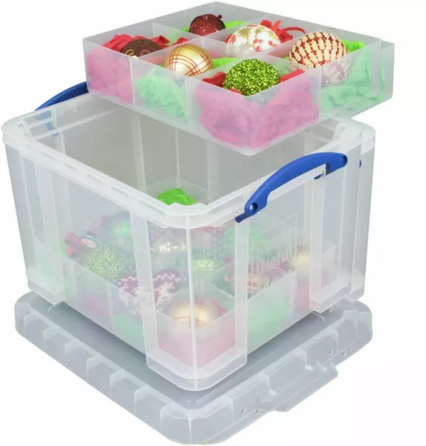 Really Useful 4 Litre Box With 2 X 15 Compartment Hobby Tray