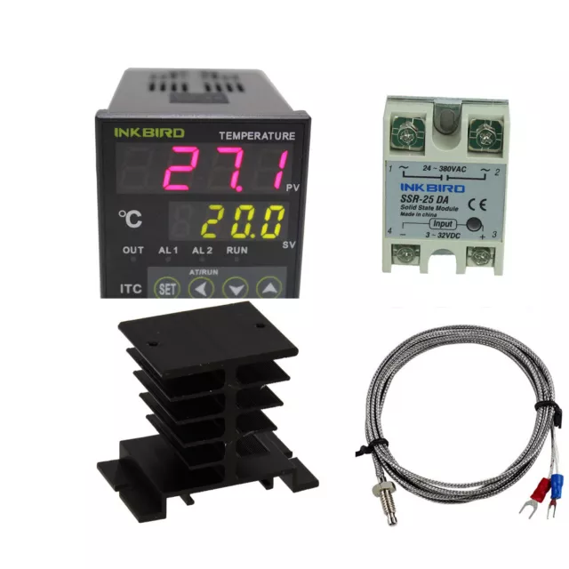Inkbird PID Digitaler Temperaturregler Thermostat Braulüfter K Sensor PT100