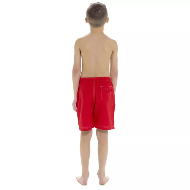 Jungen Badeshorts Kinder Sommer Pool Urlaub einfach Strand Netz gefüttert 6-13 Jahre 3