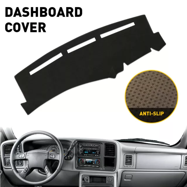 For Chevrolet Silverado Dash Cover Mat Dashmat 1988-1991 1992 1993 1994  Black