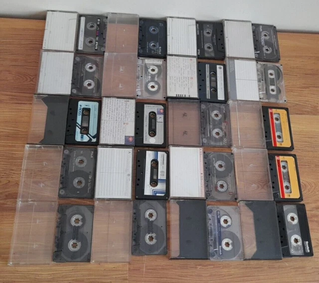 20 USED BLANK Cassettes Pre Recorded Job Lot Audio Music Tapes Bundle ...