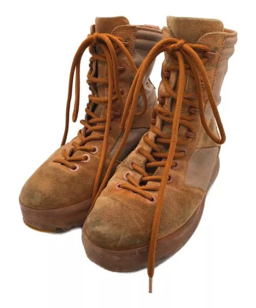 Yeezy Season3  Burnt Sienna - Tonal Sole Military Boots Men Fashion
