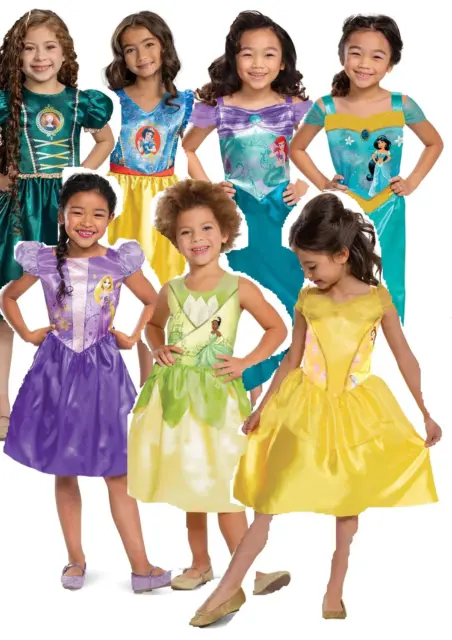 Disney Princesse Costume Filles Conte Déguisement Enfants sous Licence Livre Day