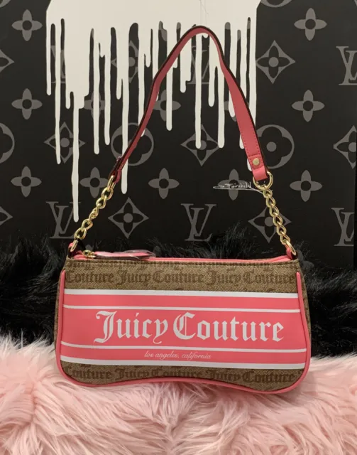 Juicy Couture Chestnut Chino Pink Fashionista Shoulder Bag 11JCC82JC-GCP NWT