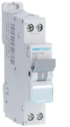 Interrupteur Sectionneur 2 Pôles 63A HAGER SBN263 (551021