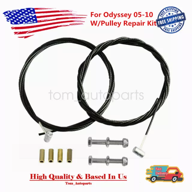 Sliding Door Cable Repair Kit For Honda Odyssey 2005-2010 W/Pulley Repair Kit