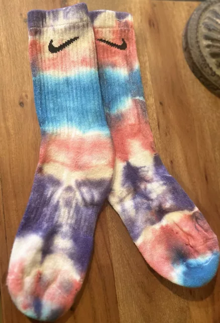 Nike Tie Dye everyday cushioned crew socks Easter Basket All Sizes Custom Color