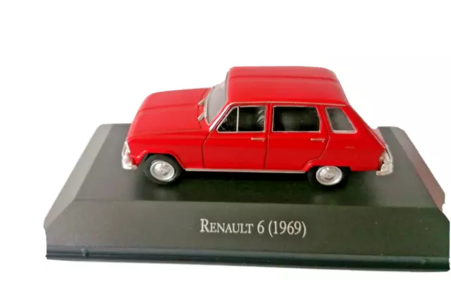 Renault 6 Salvat  (1969) au 1:43 éme   emballage boîte cristal   (neuf)