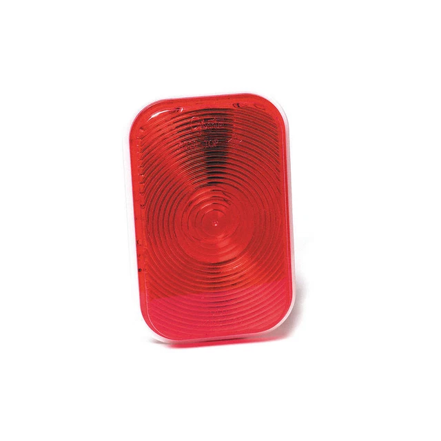 GROTE 52202-3 Stop/Turn/Tail Light,Rectangular,Red