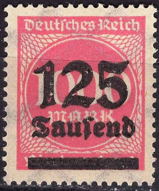 Deutsches Reich Michelnr. 291 - aufgedruckte Wertziffern beschädigt, postfrisch