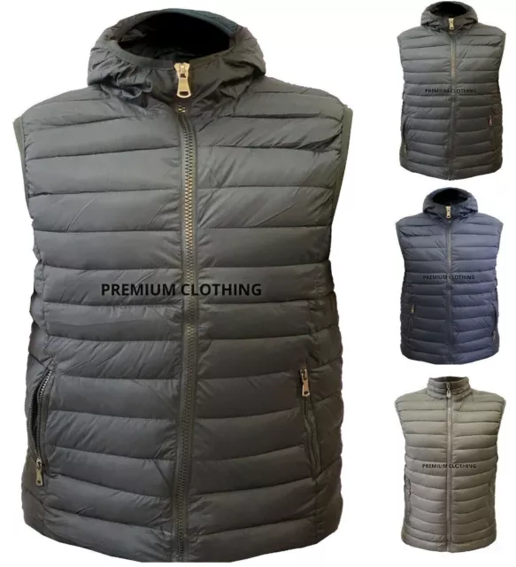 CLEARANCE SALE! Ex Store Mens Sleeveless GILET Body Warmer Puffer Quilted Padded