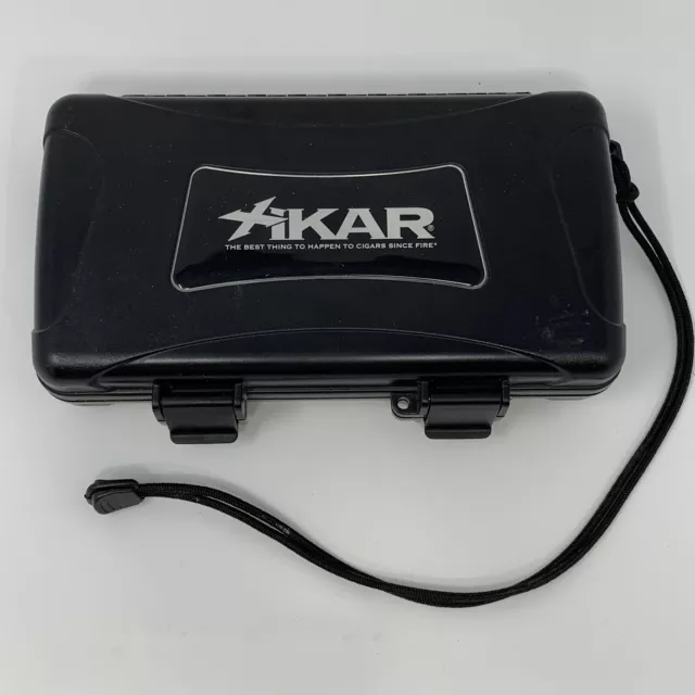 Xikar Cigar Travel Humidor, Extreme Protection, Rugged, Travel Case for 5 Cigars