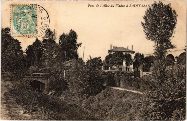 CPA St Maur Pont de l'Allee du Viaduc (1348267)