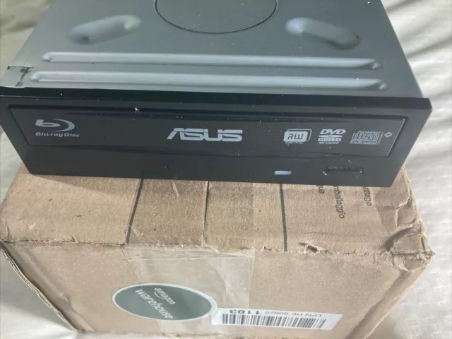 ASUS Blu Ray Writer BW-16D1HT, BD-RE, 16x, BDXL, M-Disc 5.25", Black FAULTY