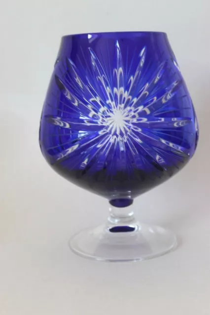 Römer blau Großes Cognac Glas Kerzenhalter Leuchter Windlicht von Nachtmann??