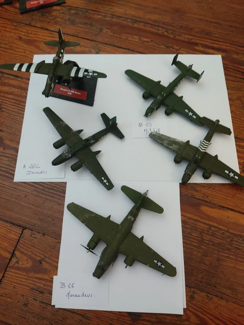 Lot De 3 Maquettes D'avions Fairchild Type 123 – 1/66 – Fait Main Peuplier (non Finies)