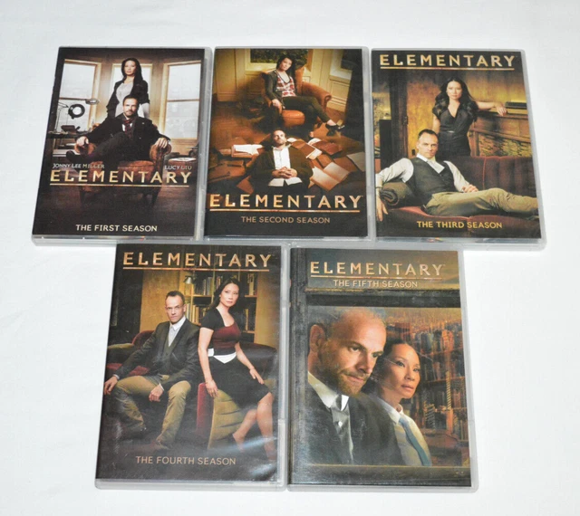 ELEMENTARY TV SERIES Complete Seasons 1-5 DVD SET Region 1 Season 1 2 3