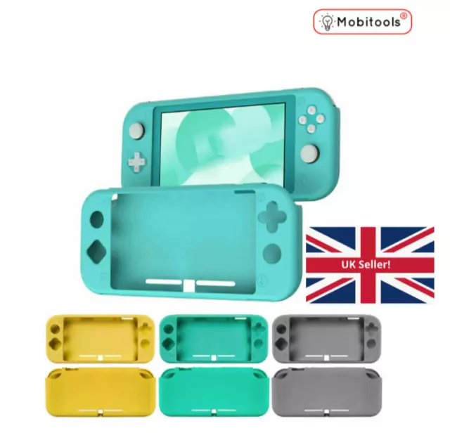 For Nintendo Switch Lite - Silicone Soft Full Body Shock Protective Case Cover