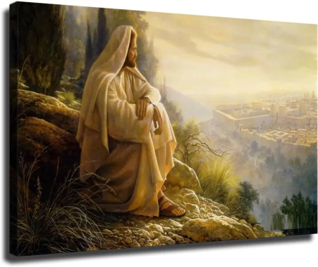 Jesus Christ Jerusalem Church The Return of The Son of Man Poster Canvas Art