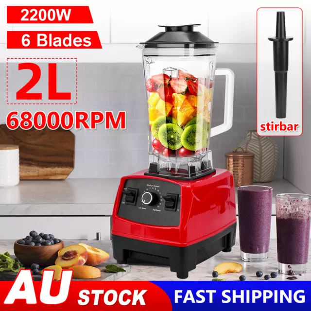 2200W Multifunction Commercial Blender Smoothie Processor Mixer Kitchen Juicer