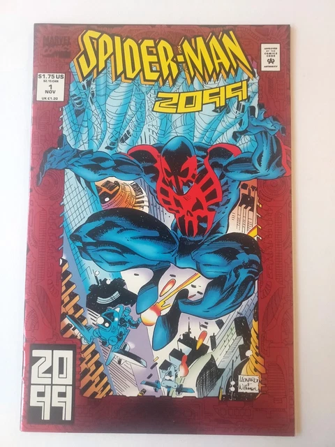 MARVEL SPIDER-MAN 2099 Vol 1 #1 Nov 92 BRIGHT RED FOIL COVER  Nice Condition