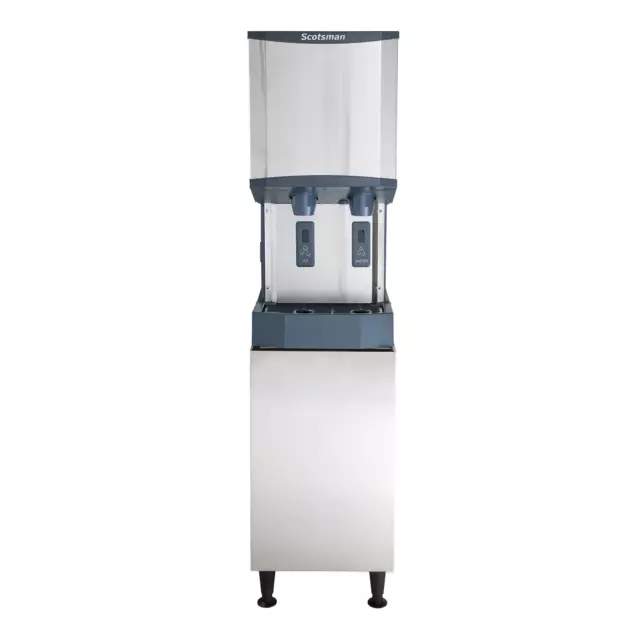 Scotsman 16 1/4" Air Cooled Nugget Ice Machine & Bin, Water Dispenser, 260 lb.