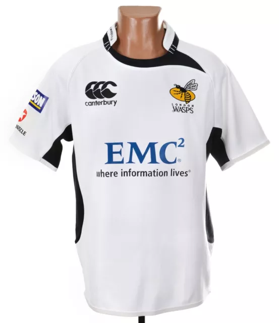 London Wasps Rugby Union Shirt Jersey Canterbury Size L Adult