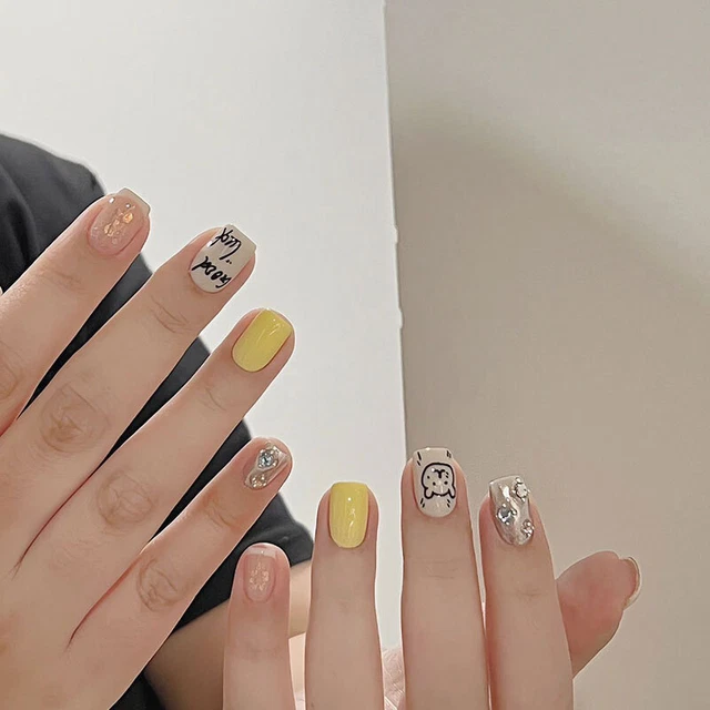 Penna smalto acrilico penna da disegno motivo impermeabile strumento manicure S1