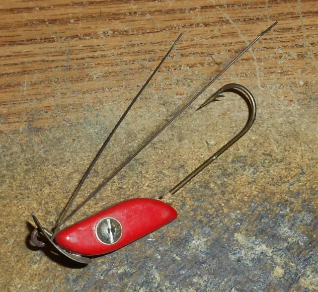 SHANNON PERSUADER TWIN Spinner Red Bucktail Vintage Weighted Fishing Lure -  Read $23.97 - PicClick
