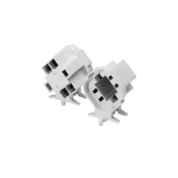 Montaggio Houben G24d-1 106893 bianco portalampada attacco in plastica