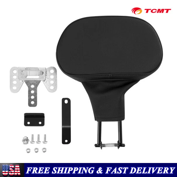 Front Driver Backrest Pad Fit For Harley Touring Road Street Glide 2009-2023 22