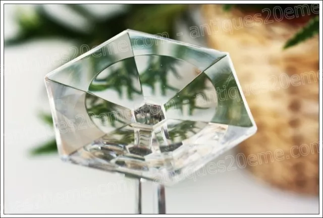 Verre à vin du Rhin en cristal de Baccarat modèle Harcourt NEUF - Roemer glass 3