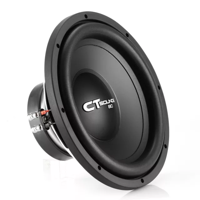 CT Sounds Bio 12” 800-Watt Dual 4-Ohm Car Subwoofer