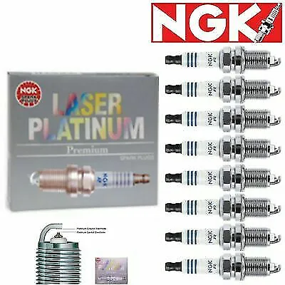 8 Pcs Laser Platinum Spark Plugs NGK 7968 PZFR5D-11 7968 PZFR5D11 ms