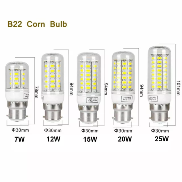 LED Mais Glühbirne E14 E27 G9 5W 8W 10W 15W 5730 SMD Weiß Spot Lampe 220V - 240V