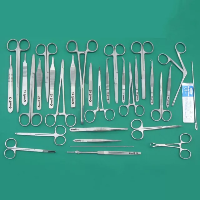 112 Pc Us Military Field Minorsurgery Surgical Veterinary Dental Instruments Kit