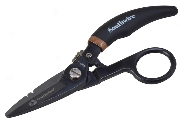 ESP-1 Tools & Equipment ESP1 Electrician Scissors DataComm Snips;...