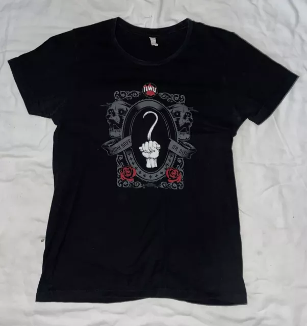 ILWU Longshoreman   T-Shirt Work Hard Or Die Women’s Size Large