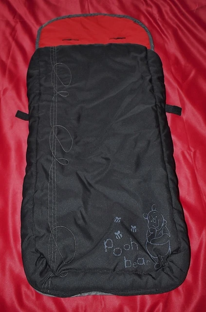 DISNEY WINNIE THE Pooh Universal Black Red Cosy Toes Foot Muff