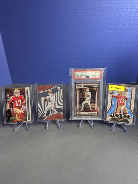 Lotto Brock Purdy Rookie Psa 10 Airborne 149 Visione Chiara Rc