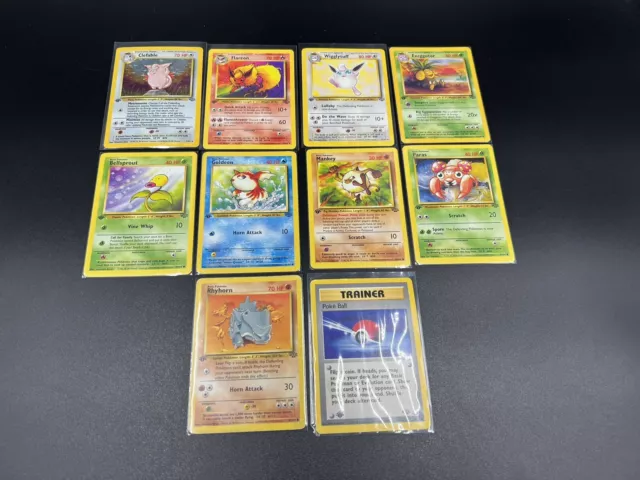 Pokemon Jungle x10 1st Edition holos Non Holos