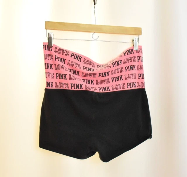 VINTAGE Y2K VICTORIA Secret PINK Fold Over Logo Booty Short Shorts VS Size  Large £34.32 - PicClick UK