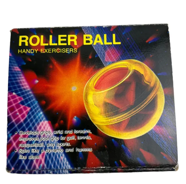 Roller Ball Fingertrainer Handtrainer mit Kassenzettel von 2001 Kult