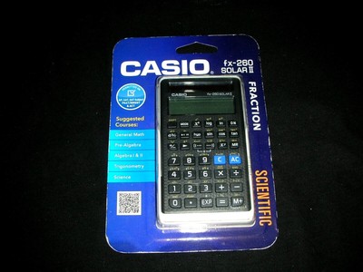 Casio Scientific Solar Ii Fx 260 Fraction With Slide Case Calculator 11 72 Picclick Uk